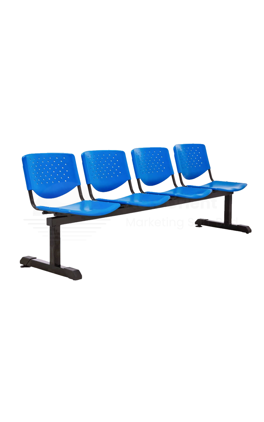 Metal Plastic Link Chair 4 Seaters